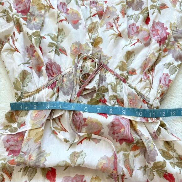 NWT!!! The Kooples women maxi silk dress size 0 or S Retail 715$ - Picture 9 of 11